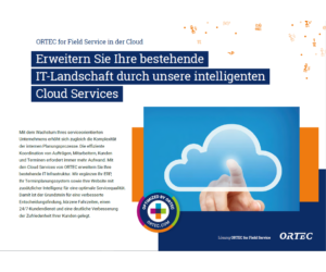 ORTEC for Field Service in der Cloud